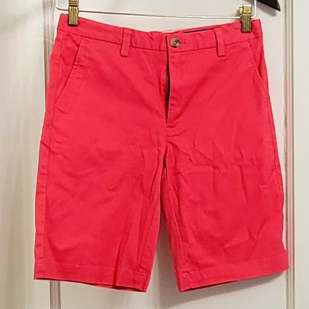Size 14 Salmon Pink Boys Vineyard Vines Khaki Short